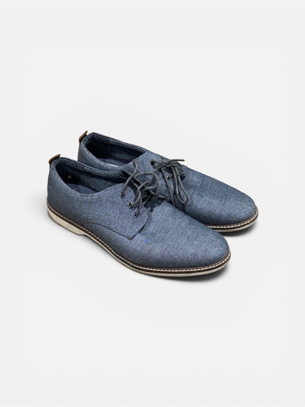 Fairlane Ryker Blue Canvas Oxford Shoes